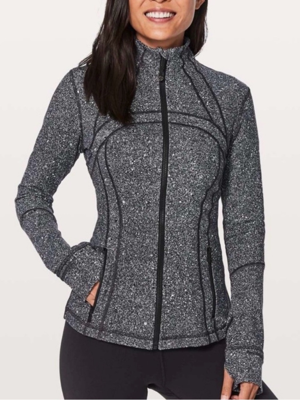 lululemon Define Jacket - Women's Speckled Athletic Jacket Size 6 - Like New
